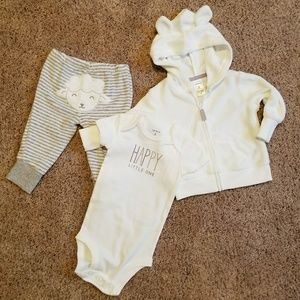 NWOT Carter's 3pc set unisex